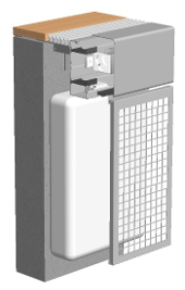 BRECO-Brstungsverkleidung, 900 mm